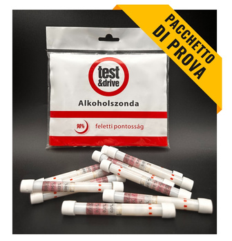 PACCHETTO DI PROVA! 10 x alcotest monouso - confezione morbida
